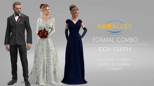 Formal Combo - Brides, Tuxedo, Formal Gowns